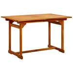 HKH Mesa de Jantar P/ Jardim (120-170)x Acácia Maciça - Marrom