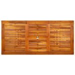 HKH Mesa de Jantar P/ Jardim (120-170)x Acácia Maciça - Marrom