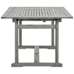 HKH Mesa de Jantar P/ Jardim (150-200)x Acácia Maciça - Cinzento