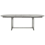 HKH Mesa de Jantar P/ Jardim (160-240)x Acácia Maciça - Cinzento