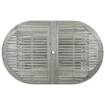 HKH Mesa de Jantar P/ Jardim (160-240)x Acácia Maciça - Cinzento