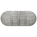 HKH Mesa de Jantar P/ Jardim (160-240)x Acácia Maciça - Cinzento