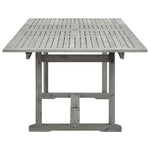 HKH Mesa de Jantar P/ Jardim (160-240)x Acácia Maciça - Cinzento