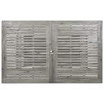 HKH Mesa de Jantar P/ Jardim (160-240)x Acácia Maciça - Cinzento