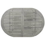 HKH Mesa de Jantar P/ Jardim (120-170)x Acácia Maciça - Cinzento