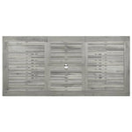 HKH Mesa de Jantar P/ Jardim (120-170)x Acácia Maciça - Cinzento