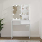 HKH Tocador con Leds - 74,5x40x141 Cm - Blanco