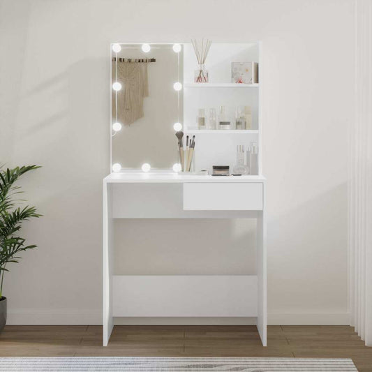 HKH Toucador com Leds - 74,5x40x141 Cm - Branco