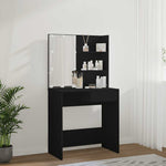 Tocador HKH con luces LED - 74,5x40x141 cm - Negro