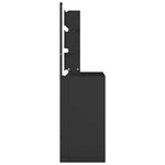 Tocador HKH con luces LED - 74,5x40x141 cm - Negro