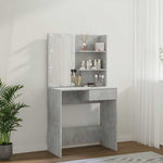 HKH Toucador com Leds em Cimento - 74,5x40x141 Cm - Cinzento