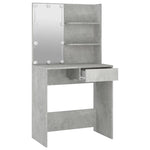 HKH Toucador com Leds em Cimento - 74,5x40x141 Cm - Cinzento