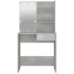 HKH Toucador com Leds em Cimento - 74,5x40x141 Cm - Cinzento