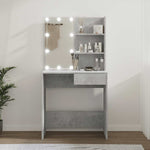 HKH Toucador com Leds em Cimento - 74,5x40x141 Cm - Cinzento