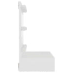 HKH Armario con Espejo y Luces LED - 60x31,5x62 Cm - Blanco