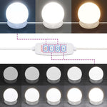 HKH Armario con Espejo y Luces LED - 60x31,5x62 Cm - Blanco