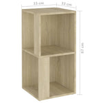 Mueble esquinero HKH de roble Sonoma