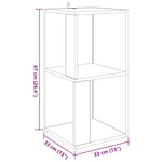 Mueble esquinero HKH de roble Sonoma