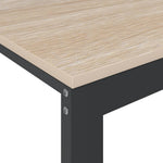 HKH Escritorio para ordenador de madera contrachapada / de roble - Negro