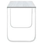 Escritorio para ordenador HKH de madera contrachapada - Blanco