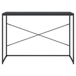 HKH Escritorio de ordenador, derivados de madera - Negro