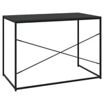 HKH Escritorio de ordenador, derivados de madera - Negro