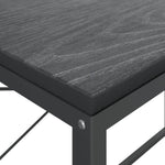 HKH Escritorio de ordenador, derivados de madera - Negro