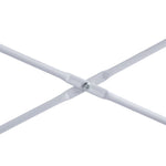 HKH Escritorio para ordenador, madera derivada - Blanco