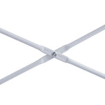 HKH Escritorio para Ordenador Madera Contrachapada / Madera de Roble - Blanco