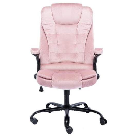 HKH Cadeira de Escritório em Veludo - Rosa