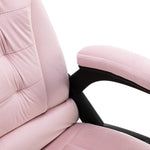 Silla de Oficina HKH de Terciopelo - Rosa