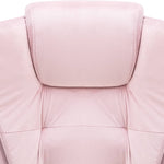 Silla de Oficina HKH de Terciopelo - Rosa