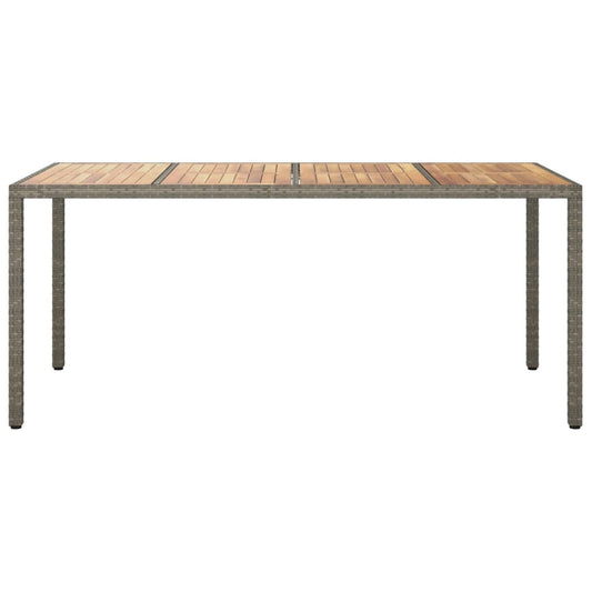 HKH Mesa de Jardim Vime Pe e Acácia Maciça - Cinzento