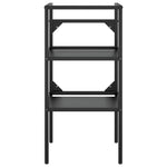 HKH Estructura para lavabo de baño de hierro - Negro