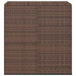 HKH Caixa Para Almofadões De Jardim 100x49x103,5cm Vime Pe Castanho - Marrom