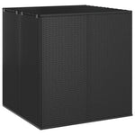 HKH Caixa Para Almofadões De Jardim 100x97, Vime Pe - Preto