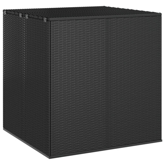 HKH Caixa Para Almofadões De Jardim 100x97, Vime Pe - Preto