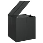 HKH Caixa Para Almofadões De Jardim 100x97, Vime Pe - Preto
