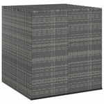 HKH Caixa Para Almofadões De Jardim 100x97, Vime Pe - Cinzento