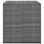 HKH Caixa Para Almofadões De Jardim 100x97, Vime Pe - Cinzento
