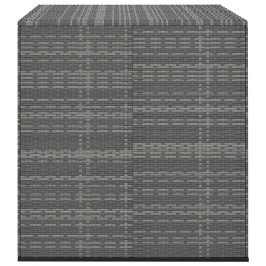 HKH Caixa Para Almofadões De Jardim 100x97, Vime Pe - Cinzento