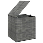 HKH Caixa Para Almofadões De Jardim 100x97, Vime Pe - Cinzento