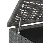 HKH Caixa Para Almofadões De Jardim 100x97, Vime Pe - Cinzento