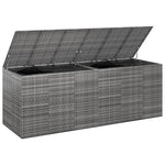 HKH Caixa P/ Almofadões De Jardim 291x100, Vime Pe - Cinzento