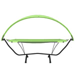 HKH Espreguiçadeira Exterior C/ Toldo Aço E Tecido Oxford - Verde
