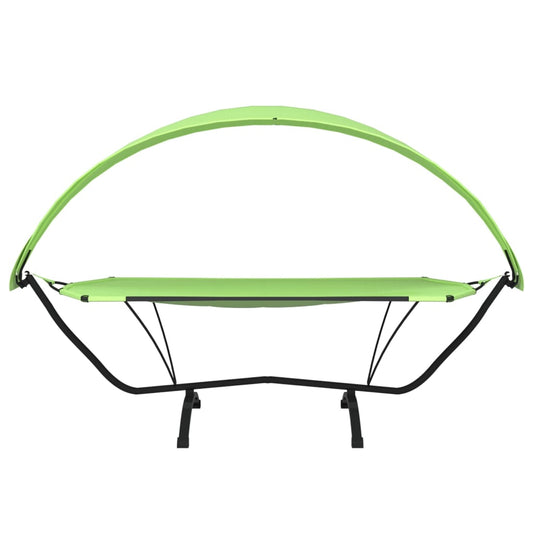 HKH Tumbona Exterior C/ Toldo Acero y Tejido Oxford - Verde
