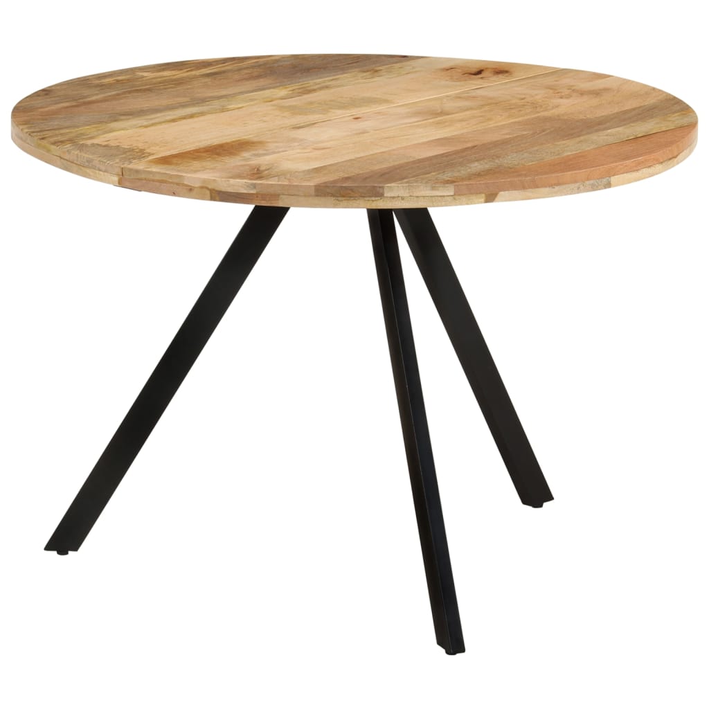 HKH Mesa de Comedor de Madera Maciza de Mango