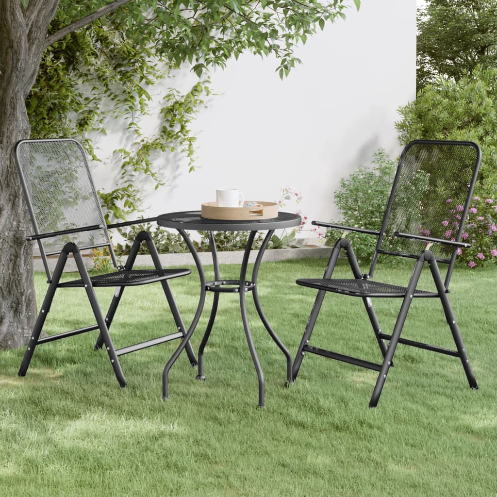 HKH Mesa de Jardim Ã˜ Malha Metal Expandido - Antracite