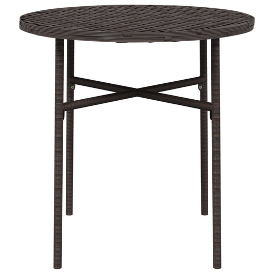 HKH Mesa de Centro 45 Cm Vime Pe Castanho - Marrom