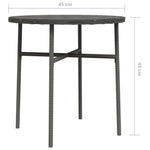 HKH Mesa de Centro 45 Cm Vime Pe - Cinzento